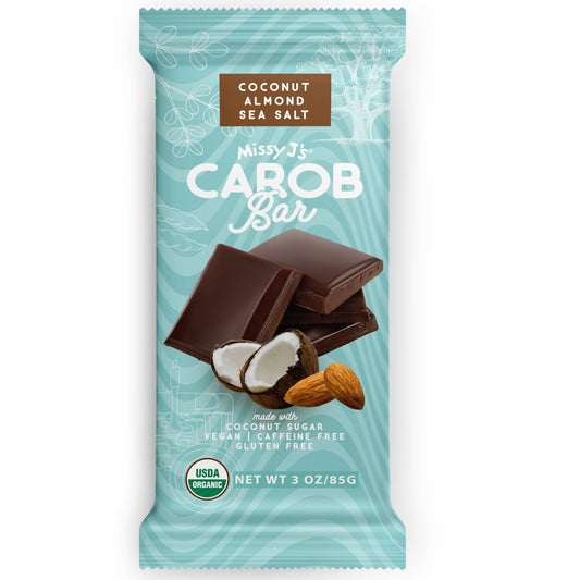 Carob Candy Bar, Coconut Almond, Organic