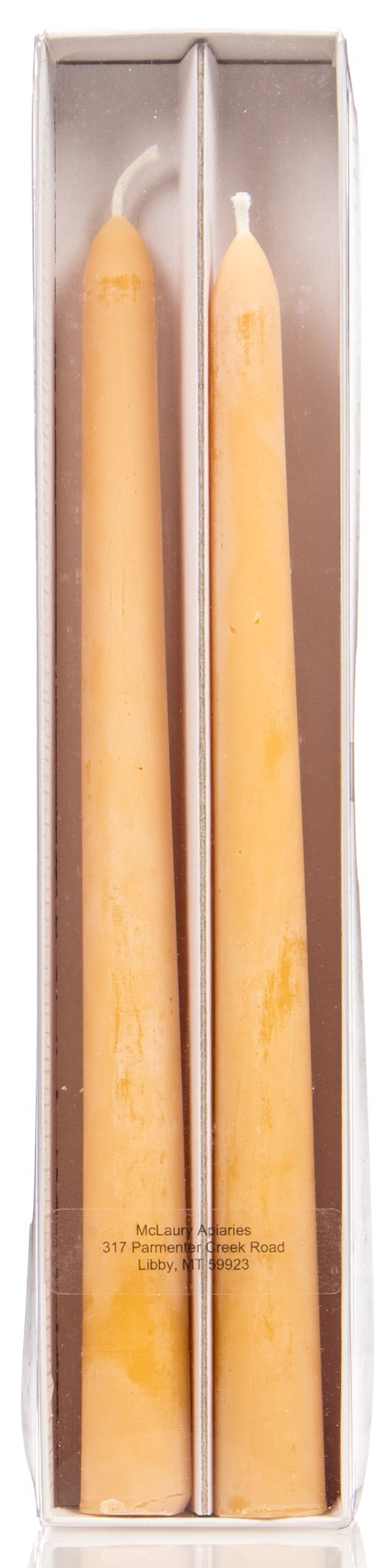Candles -PAIR 12" Taper Beeswax