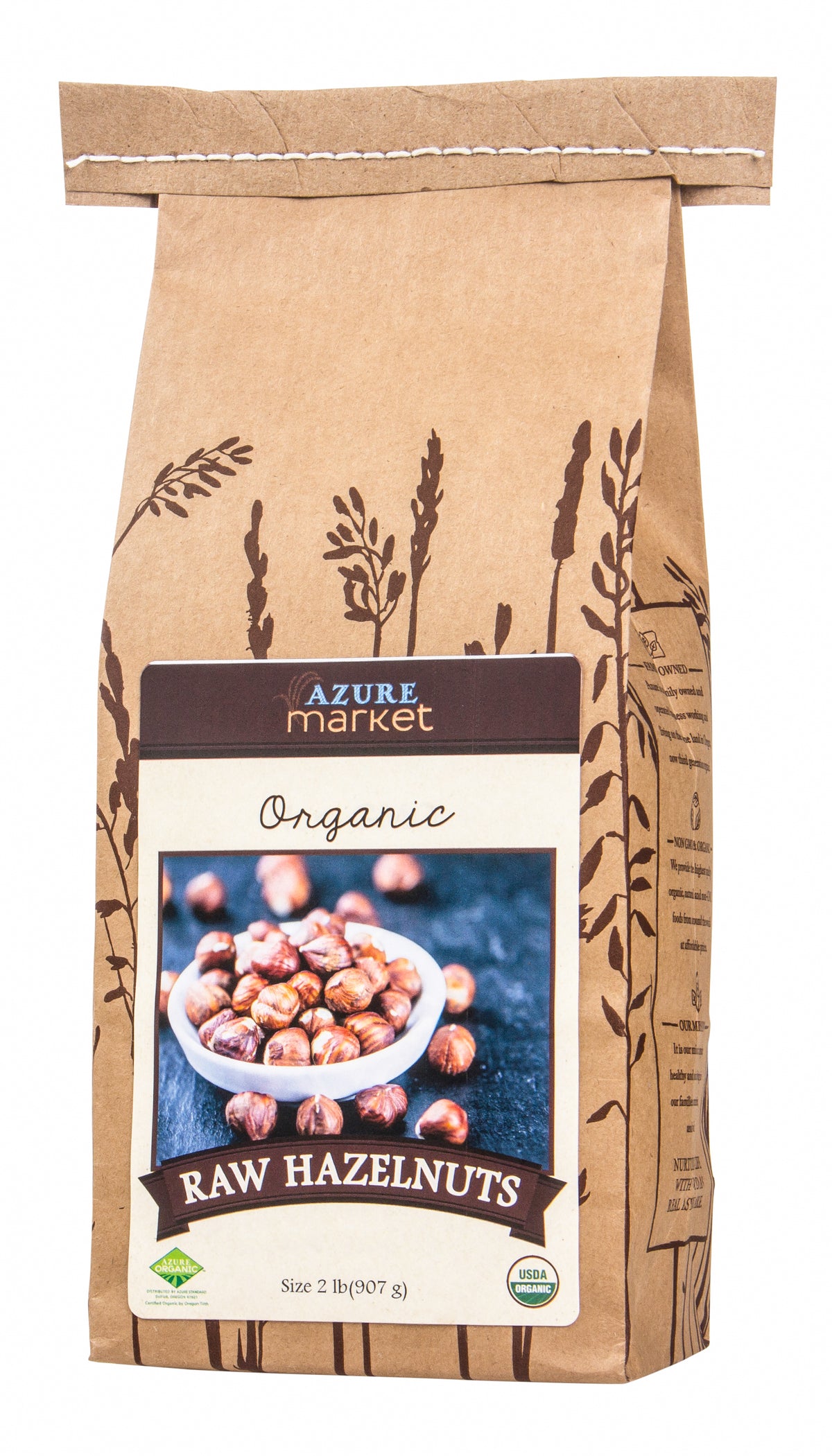 Hazelnuts, Raw, Organic