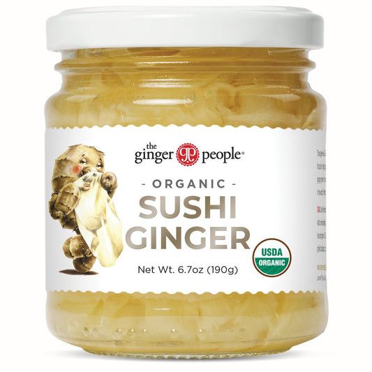 Natural Pickled Sushi Ginger, Organic