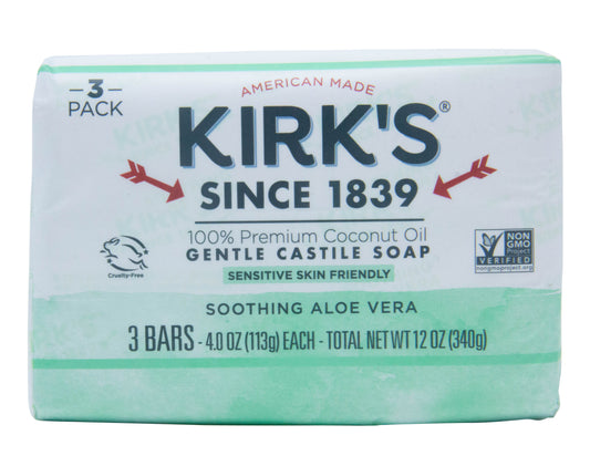 Bar Soap, Gentle Castile, Soothing Aloe Vera