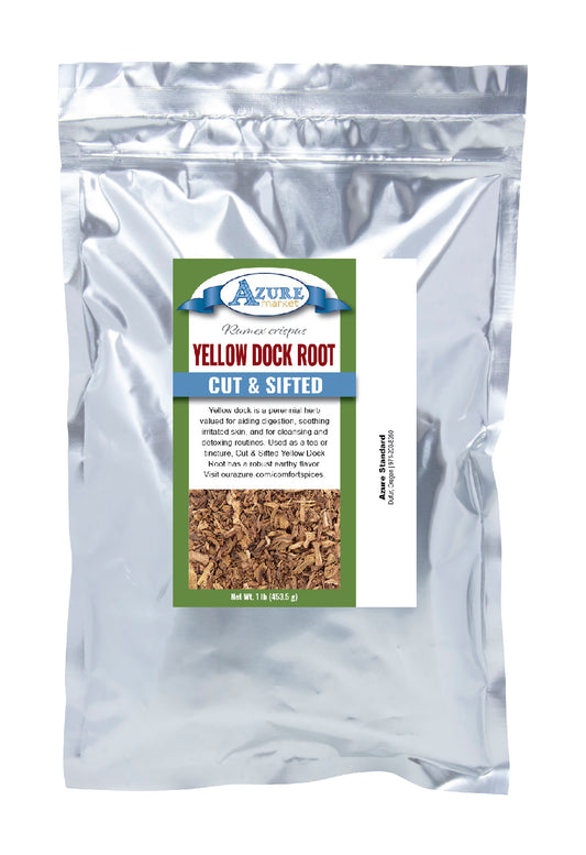 Yellow Dock Root, Cut & Sifted