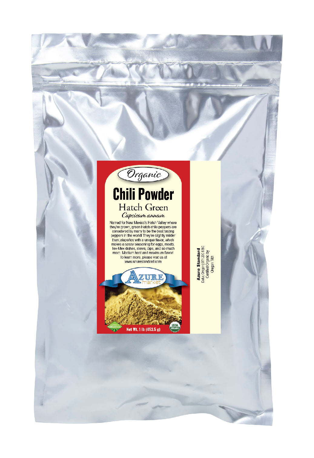 Chili Powder, Hatch Green, Organic