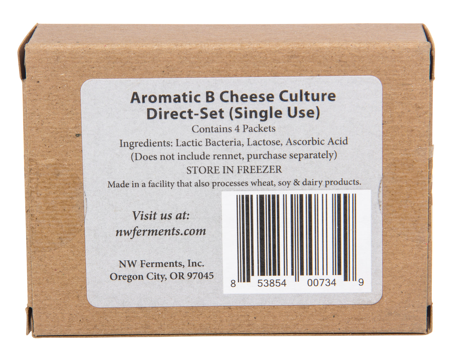 Aromatic B, Direct-Set, Cheese Culture Starter