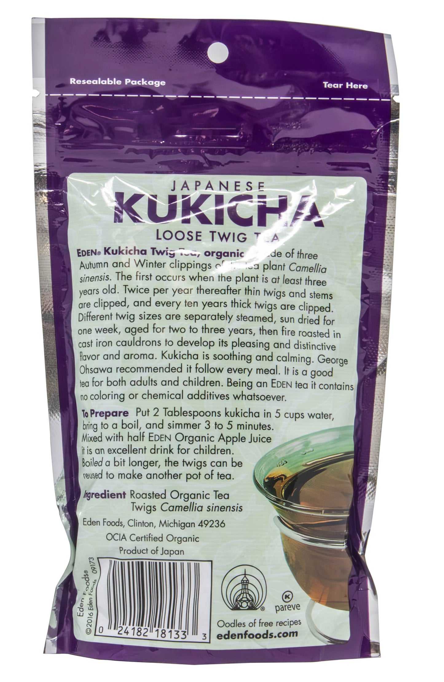 Kukicha, Loose Twig Tea, Organic