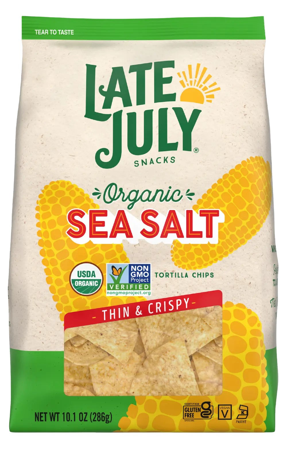 Tortilla Chips, Restaurant Style, Sea Salt, Organic
