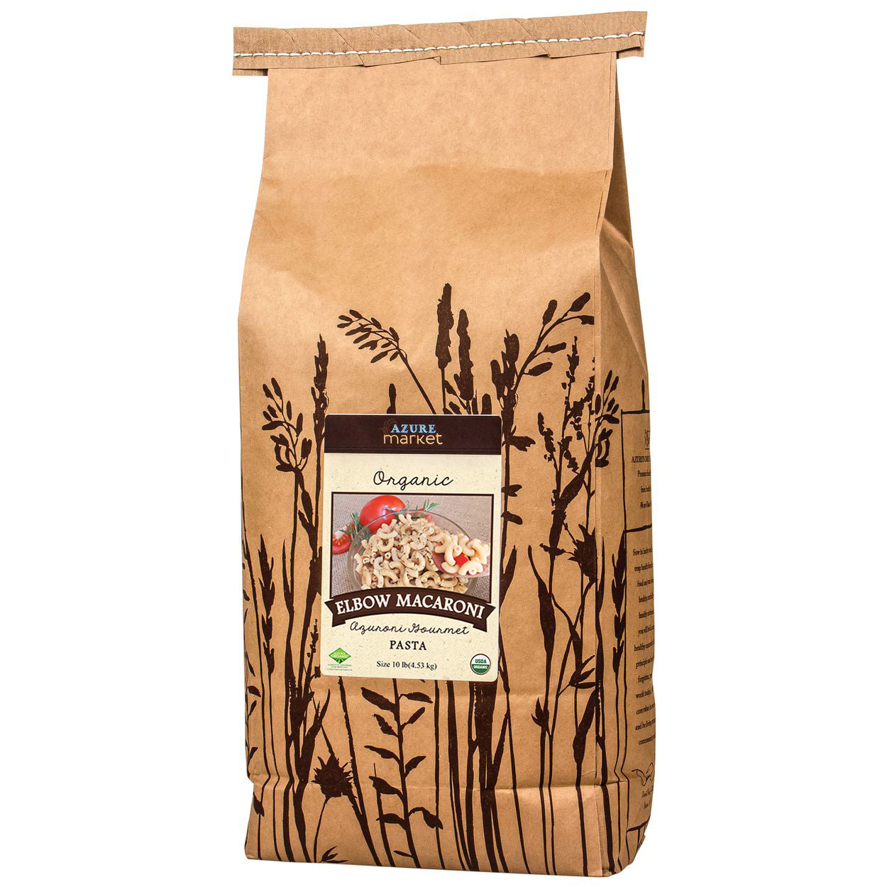 Elbow Macaroni Azuroni Gourmet Pasta, Organic
