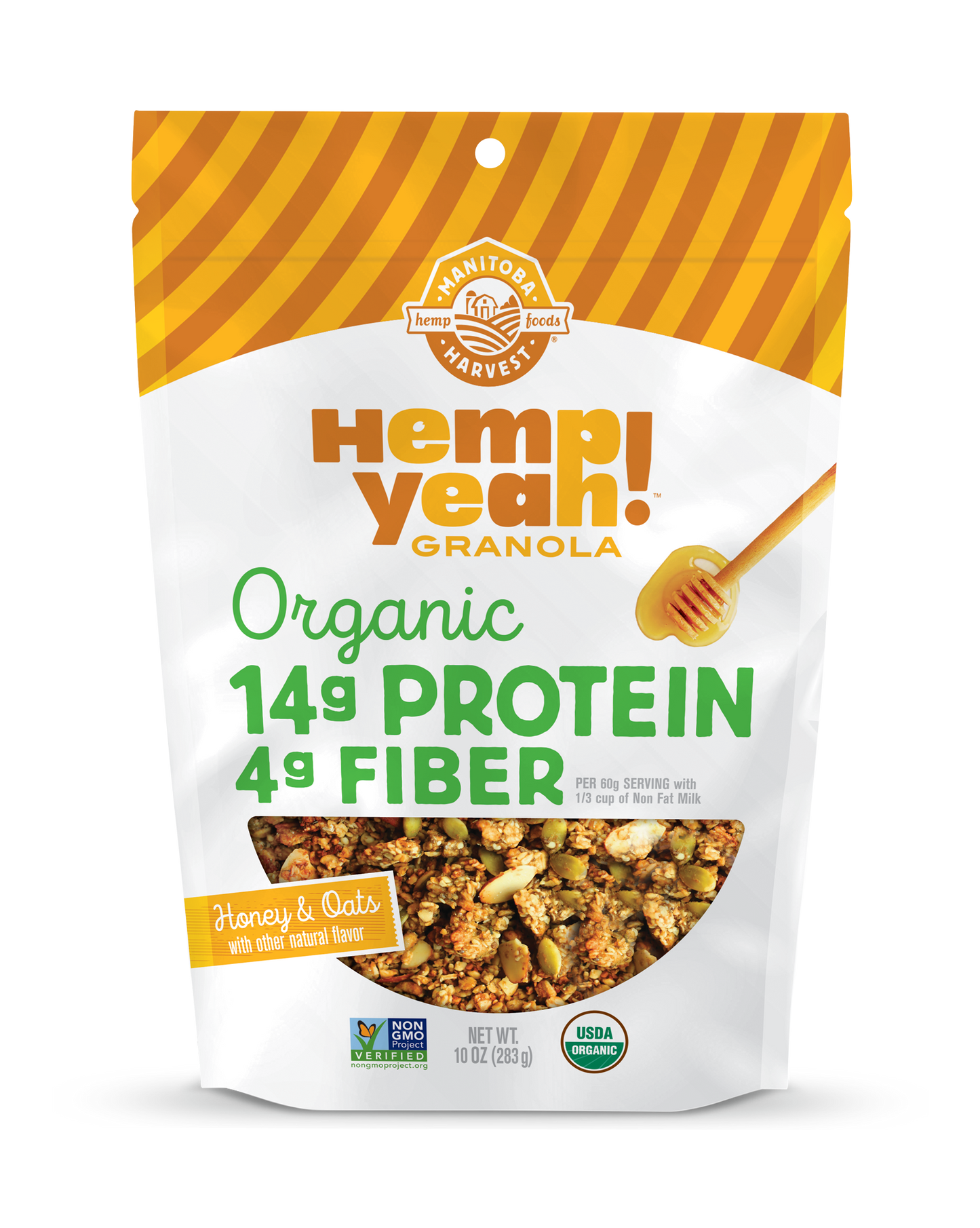 Granola, Honey and Oats Hemp, Organic