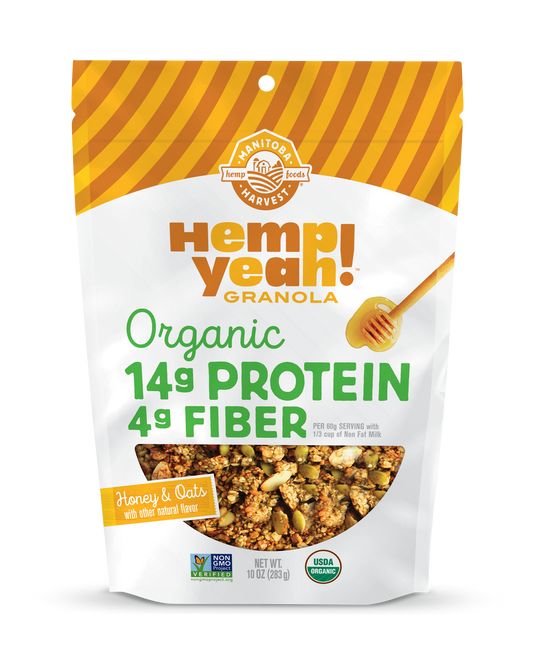 Granola, Honey and Oats Hemp, Organic
