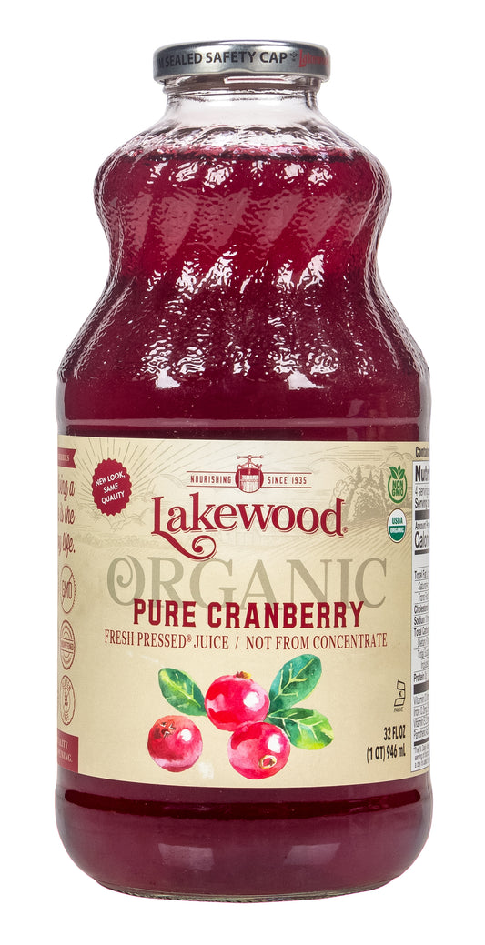 Cranberry Juice, Pure, Organic