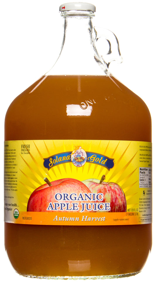 Autumn Harvest Apple Juice, Unfiltered, Organic