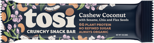 Crunchy Snack Bar, Cashew Coconut, Organic