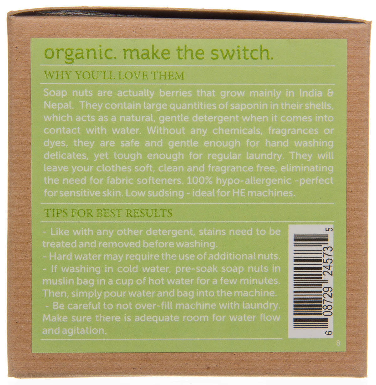 Soap Nuts, Organic