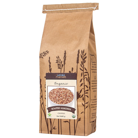 Almonds, Roasted, Chopped, Organic