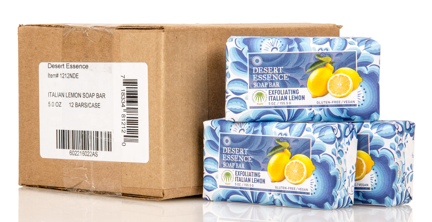 Exfoliating Italian Lemon Bar Soap