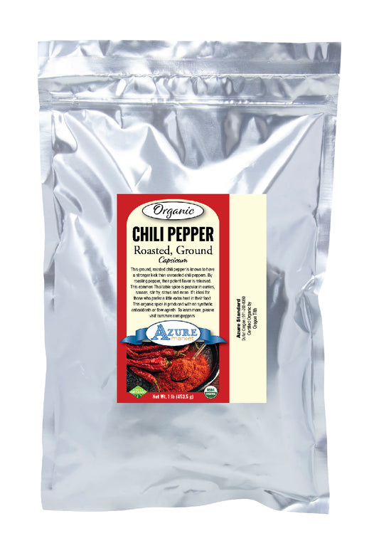 Chili Pepper Roasted, Ground, Organic