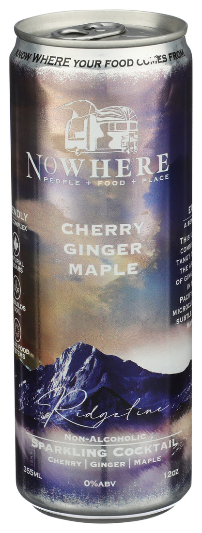 Craft Beverage, Ridgeline, Cherry, Ginger, Maple, -Non Alcoholic