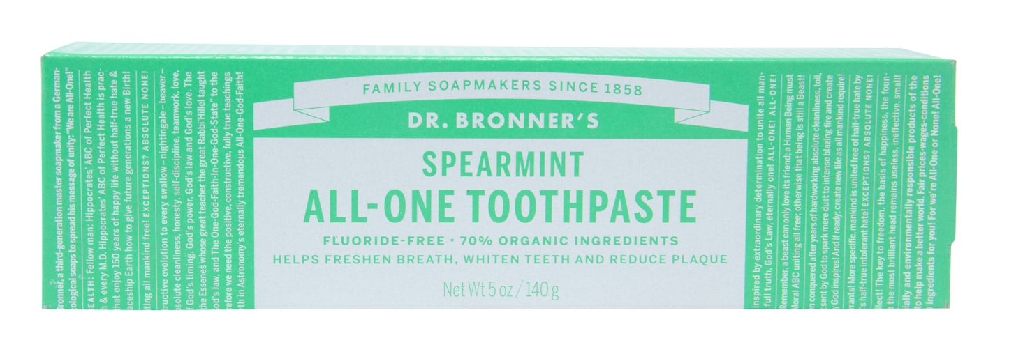 Toothpaste, All-One, Spearmint