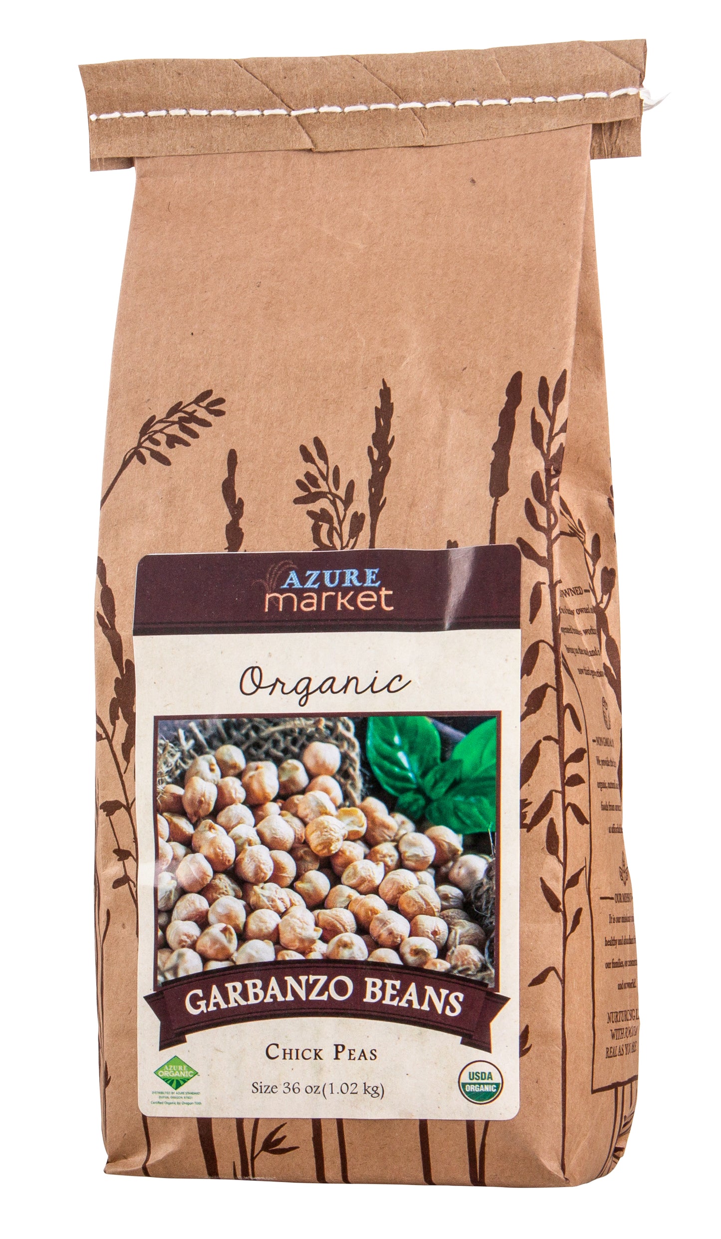 Garbanzo Beans, (Chick Peas), Organic