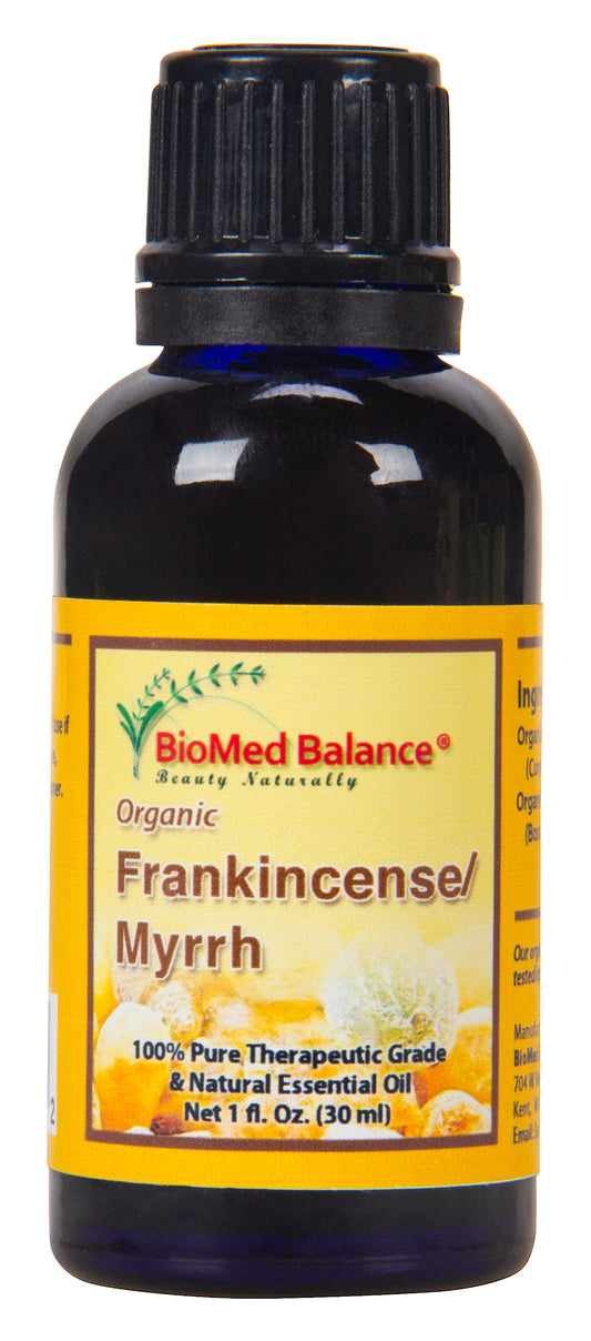Frankincense & Myrrh Essential Oil, Organic