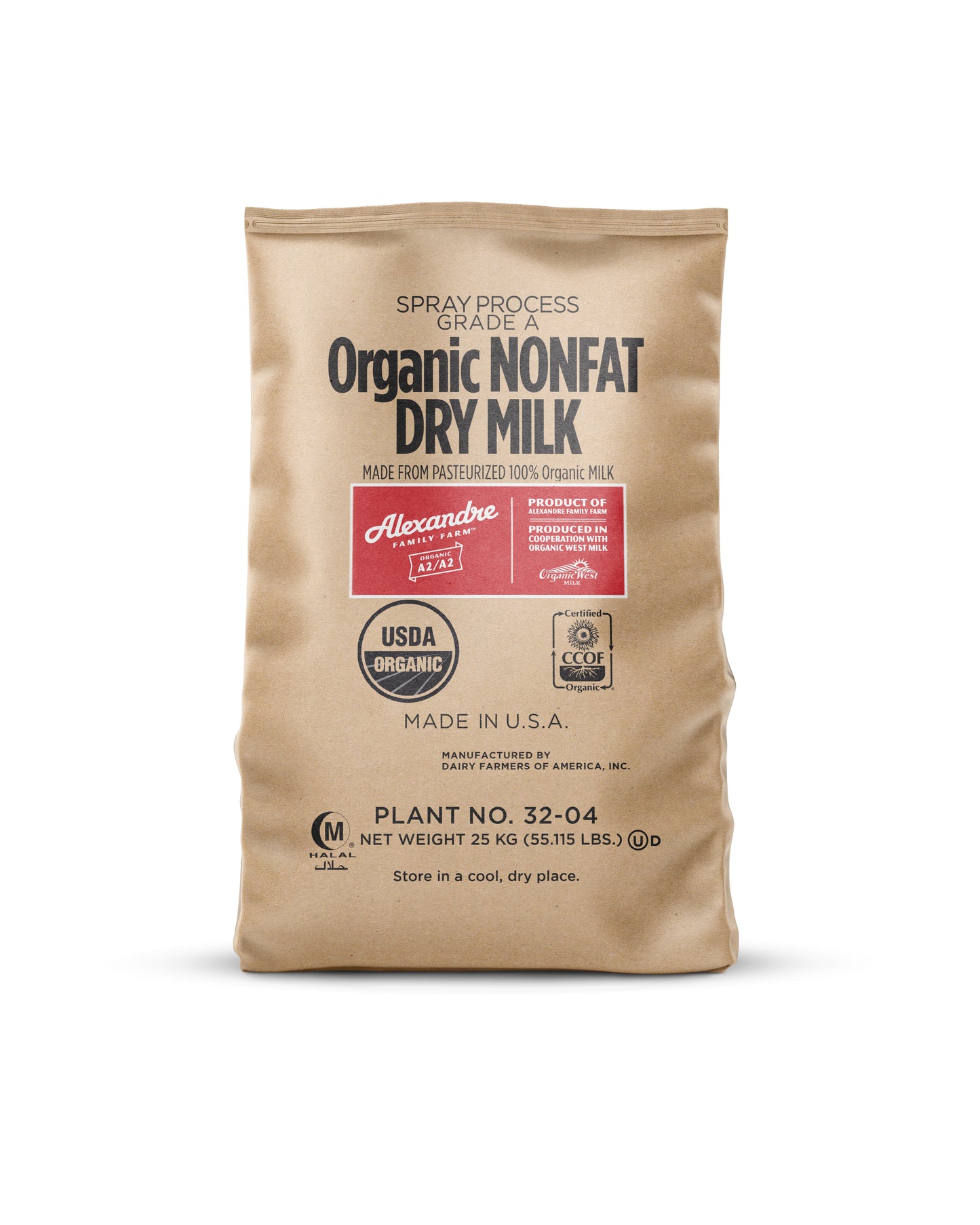 Milk Powder, Non-Fat, A2/A2, Organic