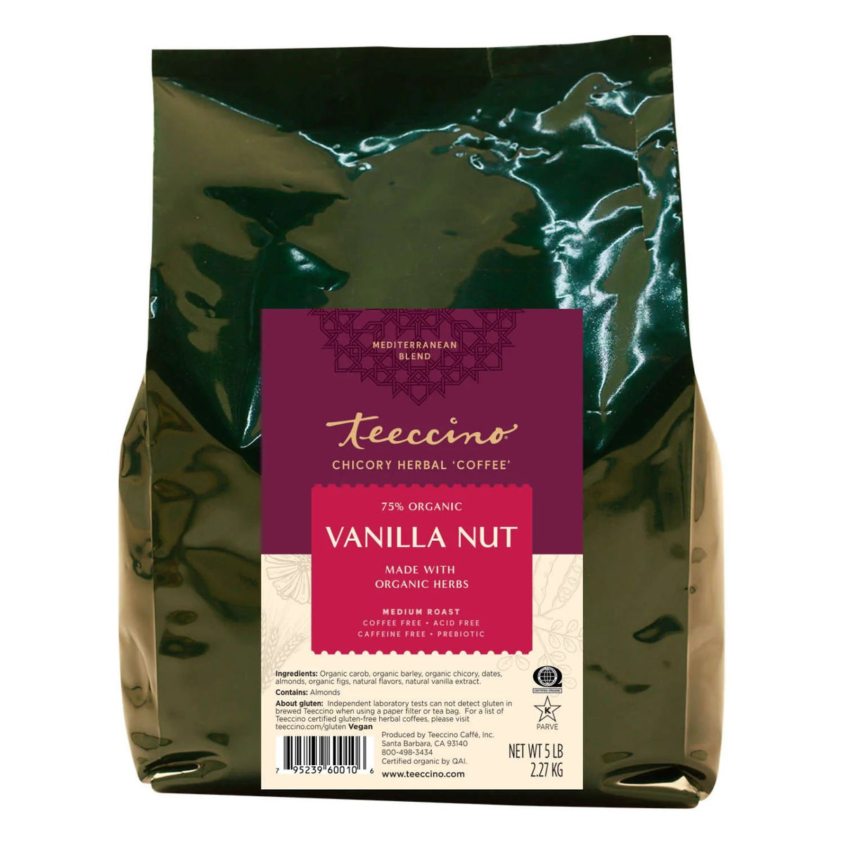 Vanilla Nut, Chicory, Herbal Coffee