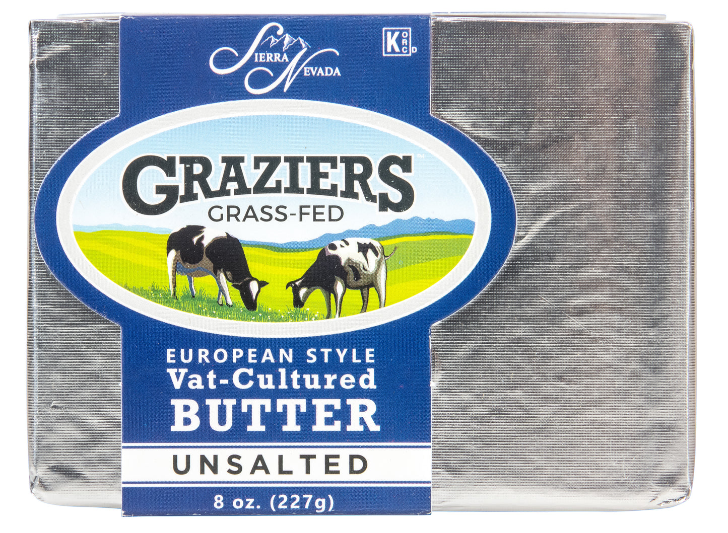 Graziers, Vat-Cultured European Style Butter, Unsalted, Grass-Fed