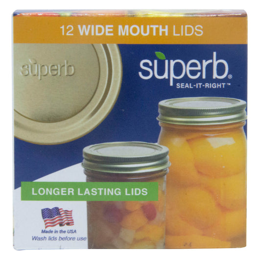 Canning Lids, Mason, Wide Mouth
