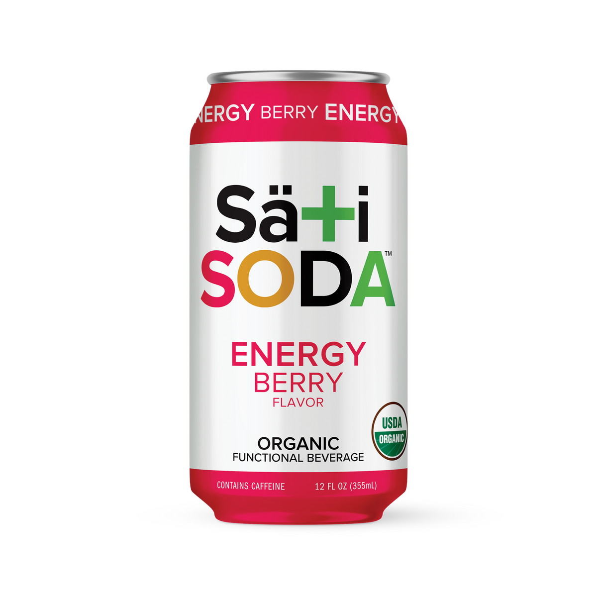 Energy, Berry Soda, Organic
