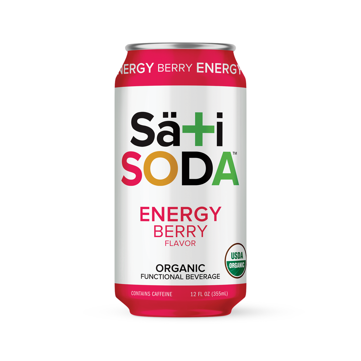 Energy, Berry Soda, Organic