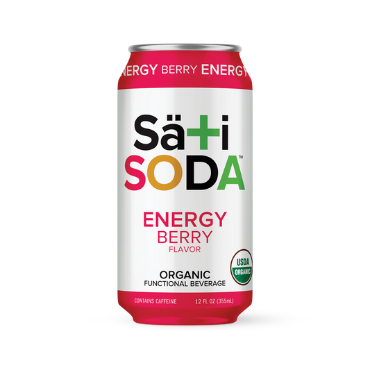 Energy, Berry Soda, Organic