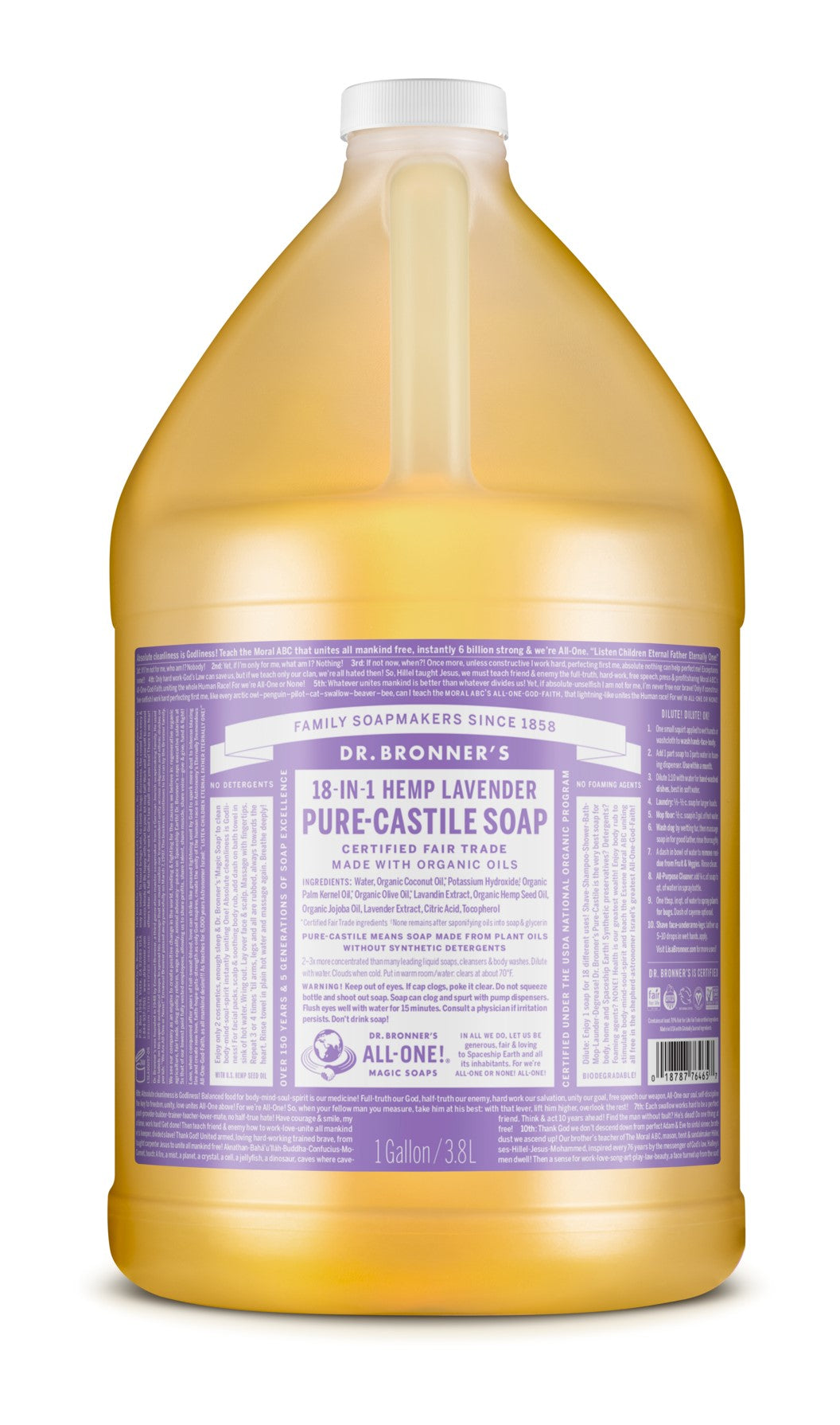 Lavender Pure Castile Soap, Organic
