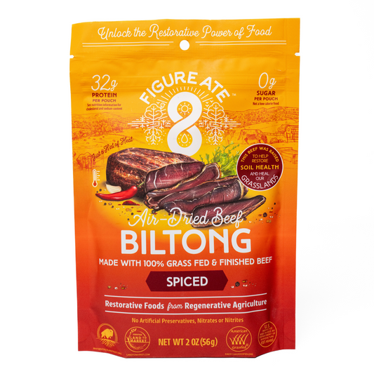 Biltong, Air-Dried Beef, Grass-Fed, Spiced