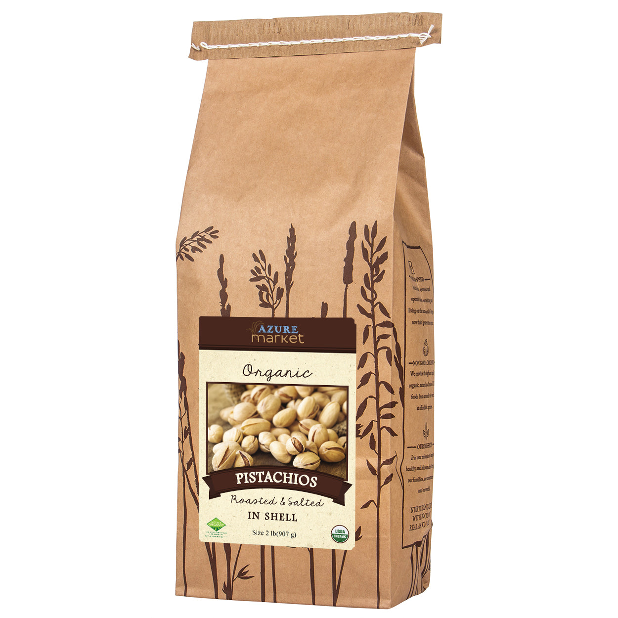 Pistachios in Shell Roasted & Salted, Organic