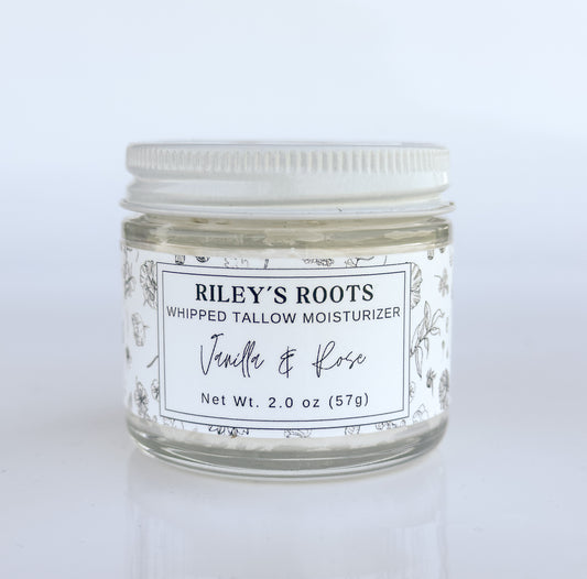 Whipped Tallow, Vanilla & Rose