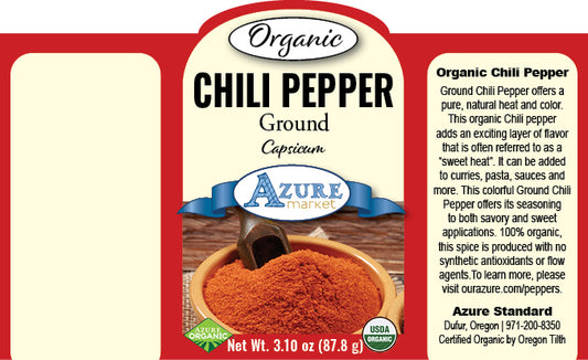 Chili Pepper, Ground, Organic