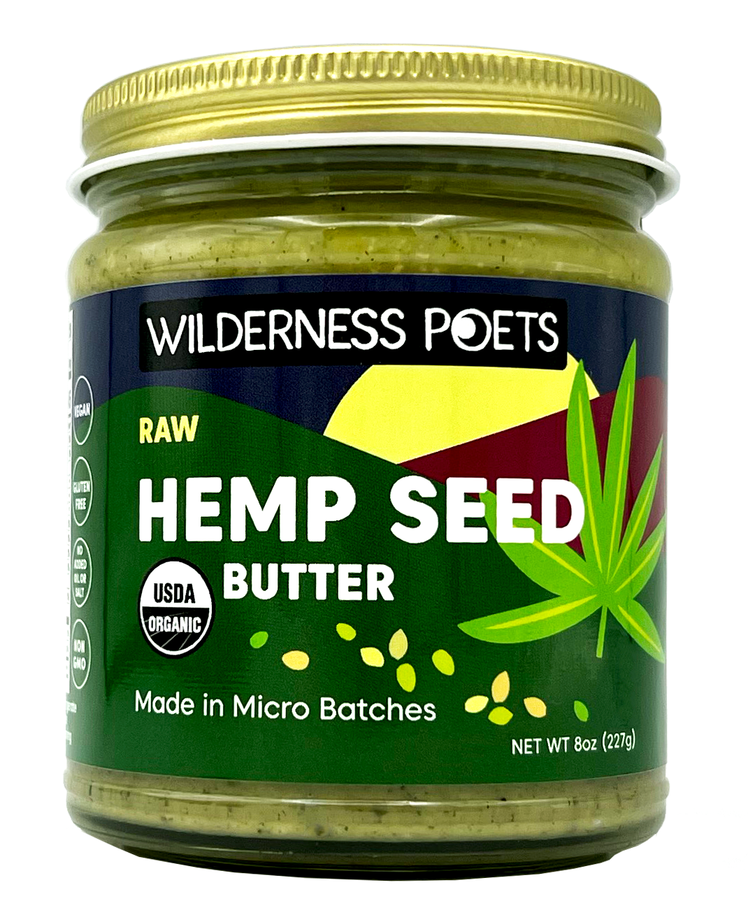 Hemp Seed Butter, Raw, Organic