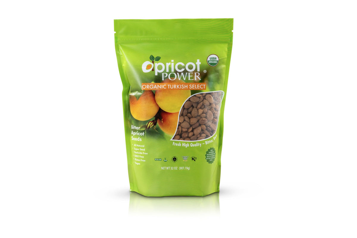 Apricot Seeds, Bitter, Raw, Organic