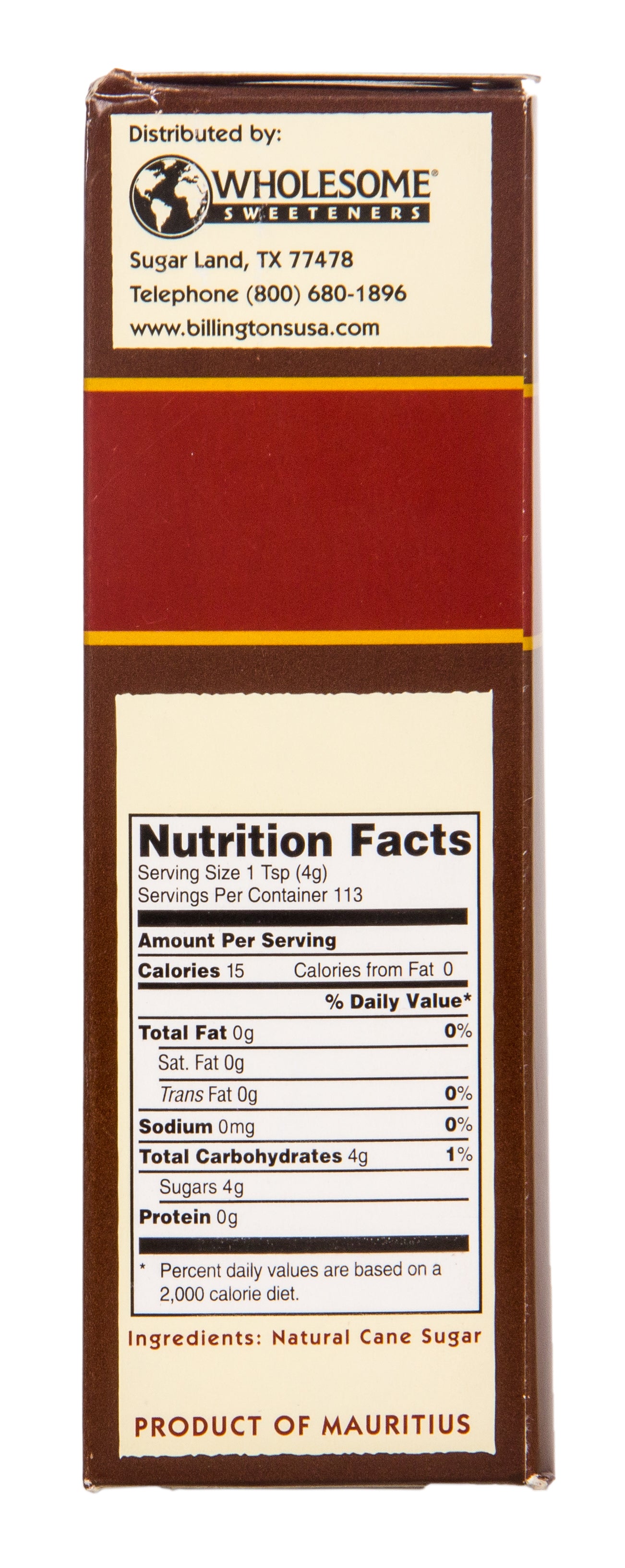 Molasses Sugar, Dark Brown, Natural, Unrefined