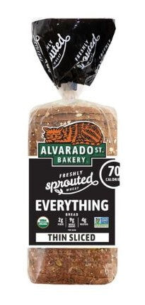 Sprouted Wheat Everything Bread, Thin Sliced, Organic, FROZEN