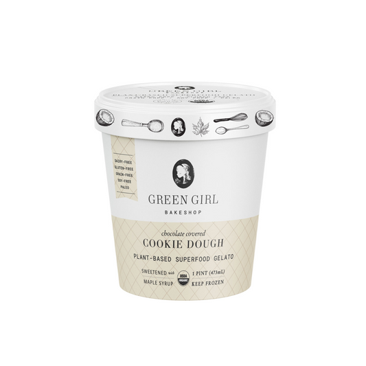 Gelato, Plant-Based, Cookie Dough, Frozen, Organic