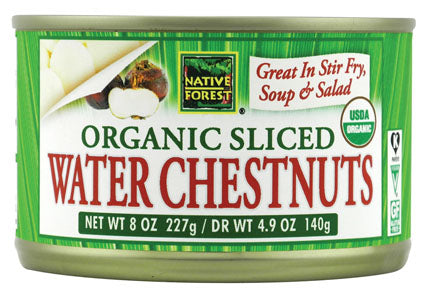 Water Chestnuts, Sliced, Organic