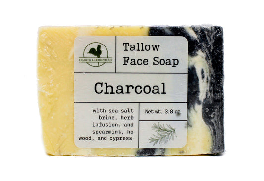 Chimney Sweep, Activated Charcoal & Tallow Facial Soap