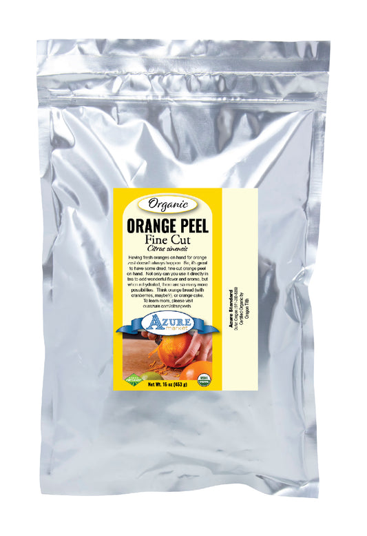 Orange Peel, Fine Cut, Organic