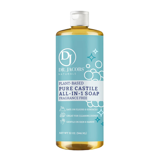 All-In-One Pure Castile Soap, Fragrance Free