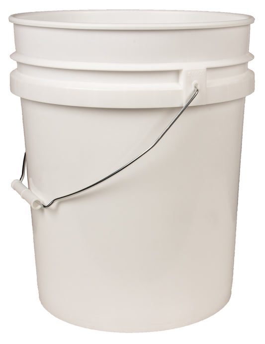 Plastic Bucket, No Lid, 5 Gallon