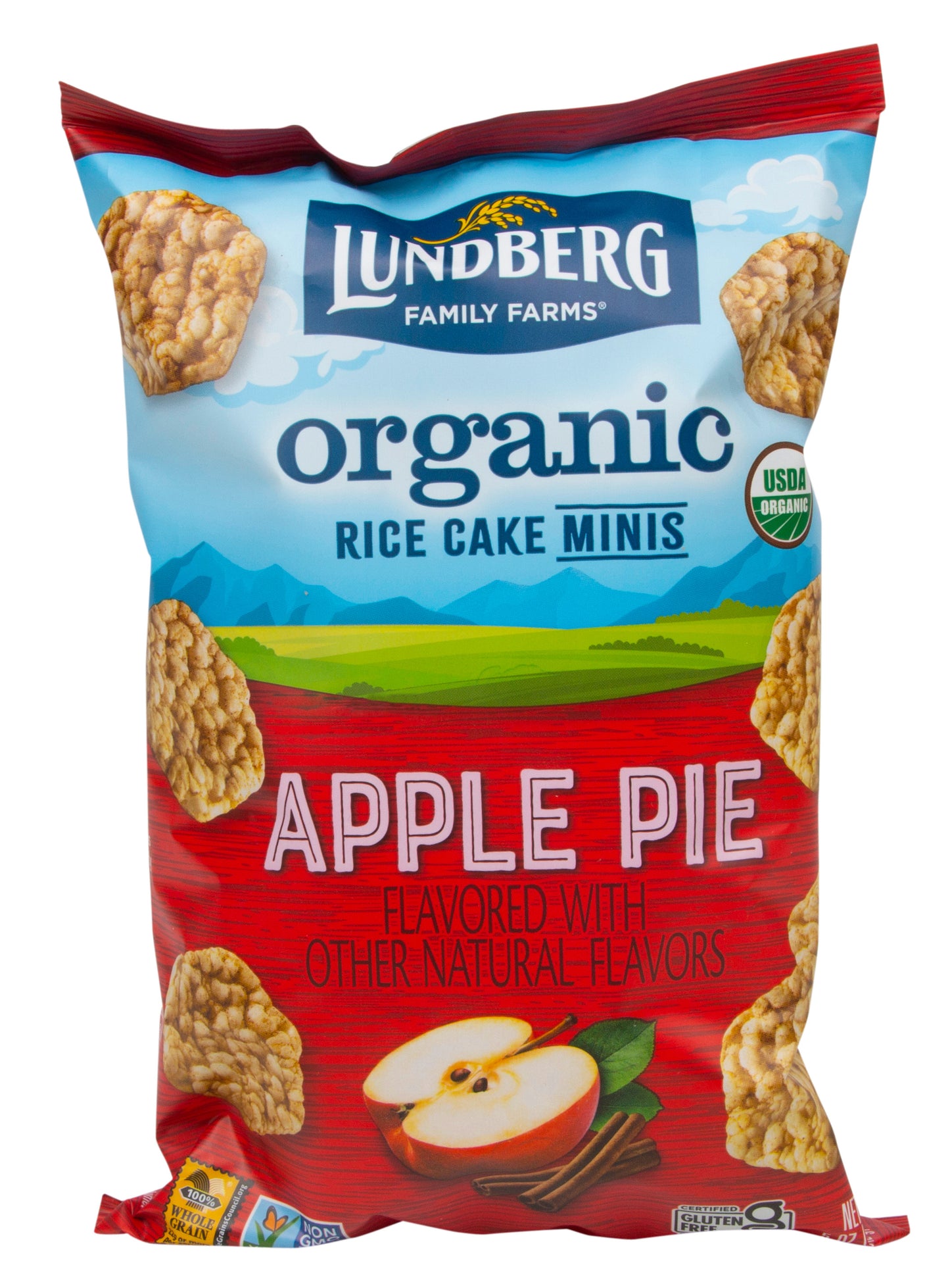Mini Rice Cakes, Apple Pie, Organic
