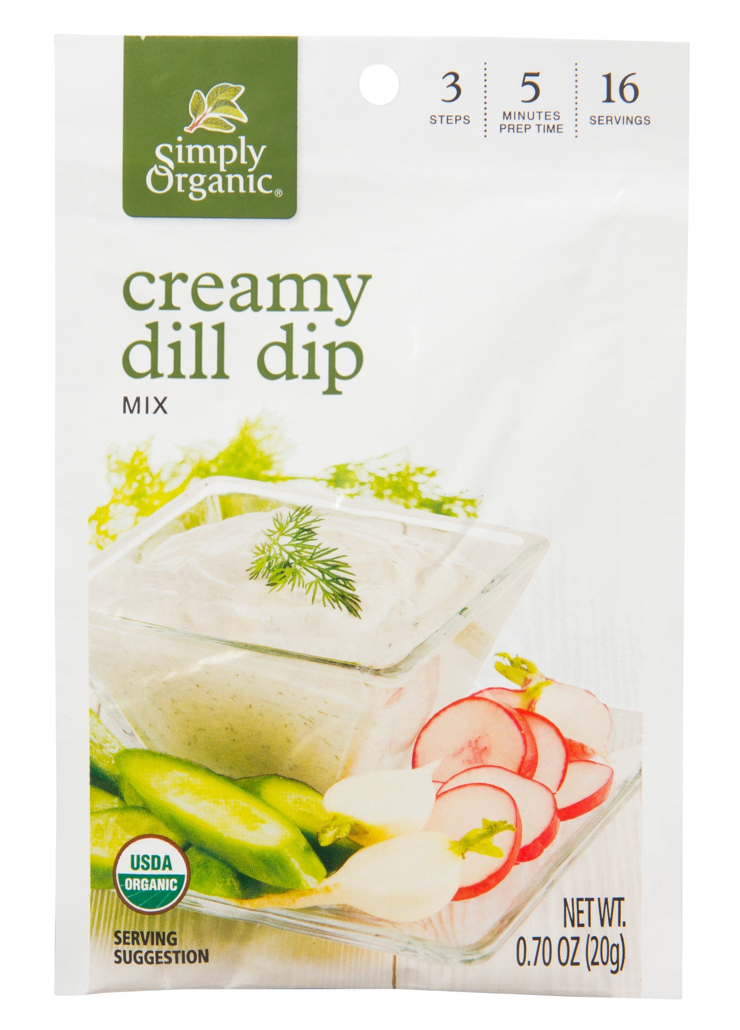 Creamy Dill Dip Mix, Organic