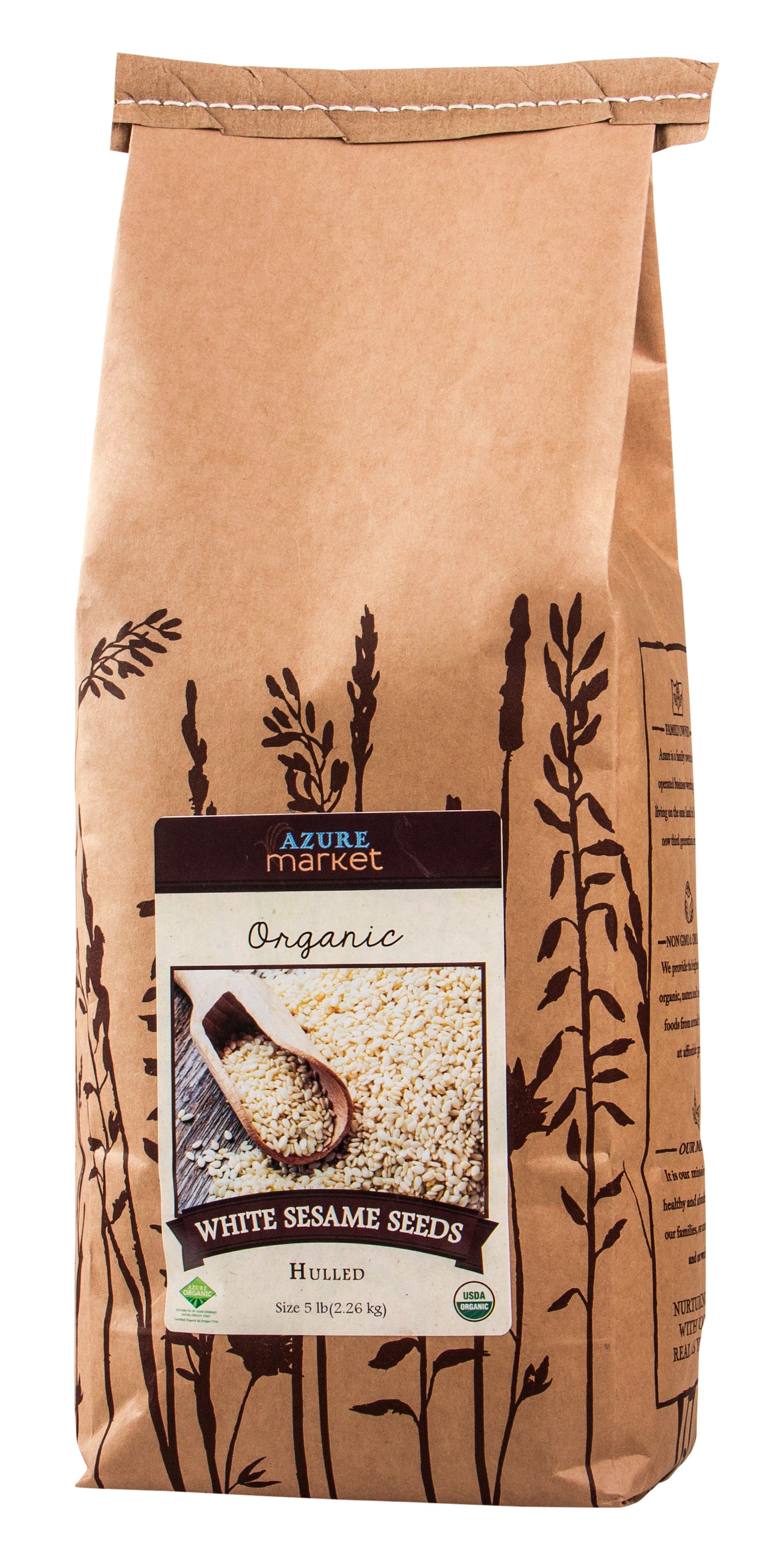 Sesame Seeds White, Hulled, Organic