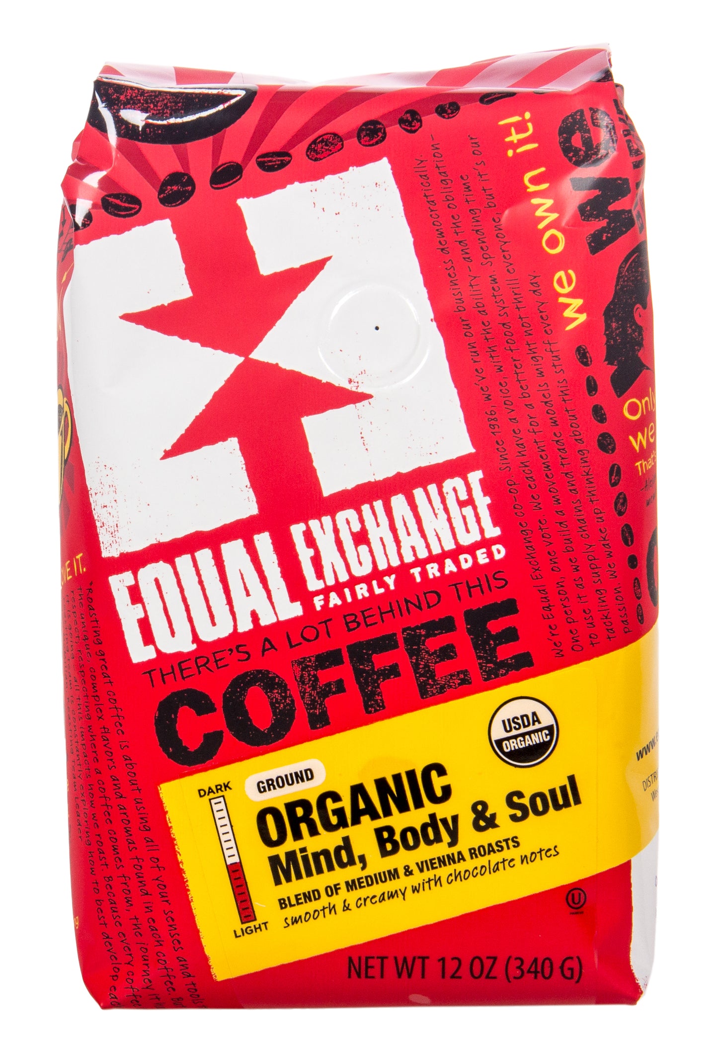 Coffee, Ground, Mind, Body & Soul Blend, Organic